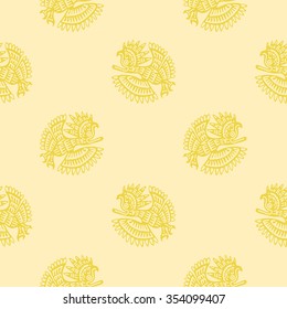 Seamless pattern with American Indians art and ethnic ornaments for your design