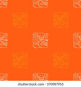Seamless pattern with American Indians art and ethnic ornaments for your design