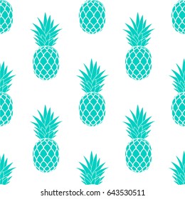 seamless pattern with ananas,pineapple.For wrapping or packaging.Vector illustration