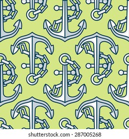 Seamless pattern with anchor