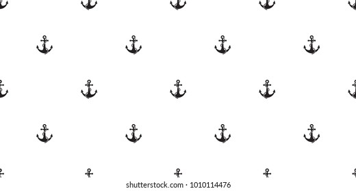 seamless pattern anchor helm vector nautical maritime boat sea ocean isolated wallpaper background