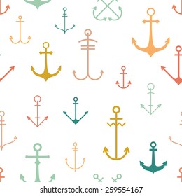 Seamless pattern with anchors