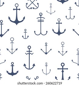 Seamless pattern with anchors