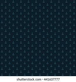 Seamless pattern of anchors.