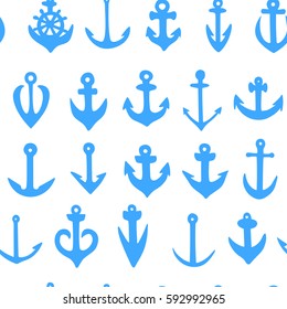 Seamless pattern with anchors