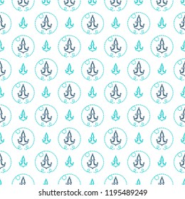 Seamless pattern with anchors. Backgrounds of marine theme.