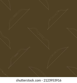 Seamless pattern with ancien tranged weapon bows for your project