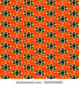 Seamless Pattern in Ancient Chinese Style. Traditional Chinese Vector Art