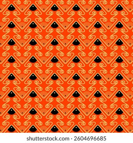 Seamless Pattern in Ancient Chinese Style. Traditional Chinese Vector Art
