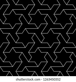 Seamless pattern. Ancient mosaic. Embroidery background. Tribal wallpaper.Ethnic ornament. Ethnical image. Folk backdrop. Tribe motif. Digital paper, web design, textile print. Vector art work