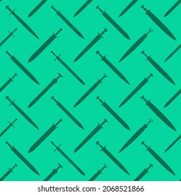 Seamless pattern with ancient swords for your project