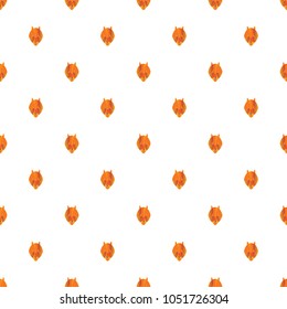 Seamless pattern with animal face