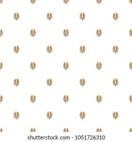Seamless pattern with animal face
