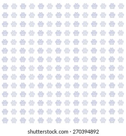Seamless pattern with animal paw prints