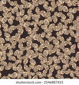 Seamless pattern of animal print on butterfly wings. camouflage maroon and beige animal skin illustration all over print textile, fabric, wallpaper, clothing, sarees, fashion, background, texture