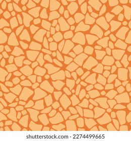 Seamless pattern with animal print, organic shapes. Mid Century Modern Art design for paper, cover, fabric, interior decor and more.