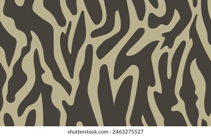 Seamless pattern animal skin texture background. Camouflage pattern design.