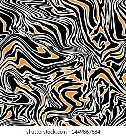 Seamless pattern animalistic print  zebra stripes design 