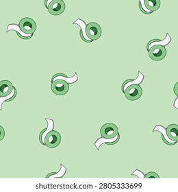 seamless pattern ant pipe seal tape cartoon. teflon thread, insulation repair, protection silicone ant pipe seal tape sign vector