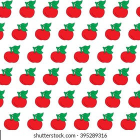 seamless pattern apples