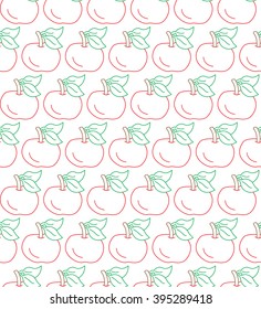 seamless pattern apples
