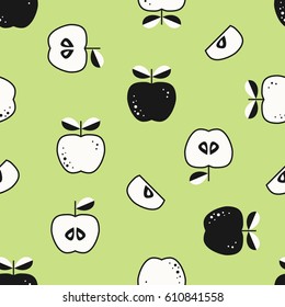 seamless pattern with apples