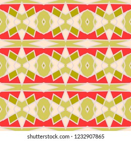 Seamless pattern with arabesques in retro style. Vector illustration.