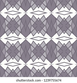 Seamless pattern with arabesques in retro style. Vector illustration.