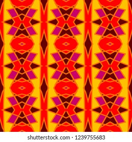 Seamless pattern with arabesques in retro style. Vector illustration.