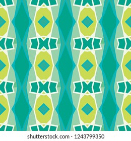 Seamless pattern with arabesques in retro style. Vector illustration.