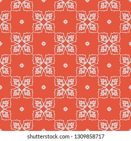 Seamless pattern with arabesques in retro style. Vector illustration.