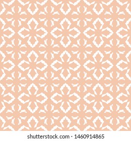Seamless pattern with arabesques in retro style. Vector illustration.