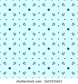 Seamless pattern with arabesques in retro style. Vector illustration.