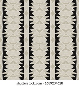 Seamless pattern with arabesques in retro style. Vector illustration.