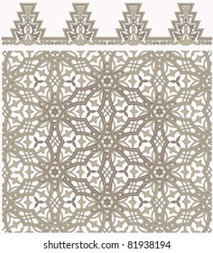 seamless pattern in Arabian style