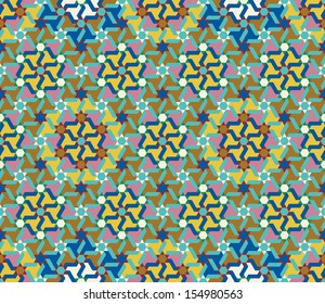 Seamless Pattern.  Arabic, islamic, colorful, traditional morocco background.