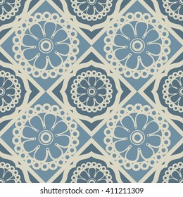 seamless pattern with the arabic motives.