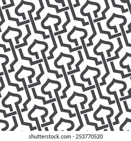 Seamless pattern in arabic style. Arabesque. Vector illustration.
