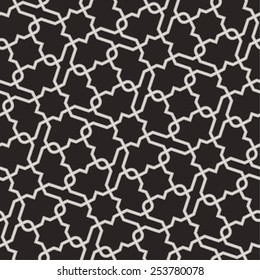 Seamless pattern in arabic style. Arabesque. Vector illustration.