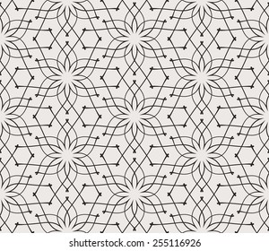 Seamless pattern in arabic style. Arabesque. Vector illustration.