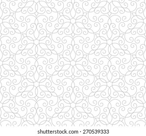 Seamless pattern in Arabic style. Arabesque. Vector illustration.