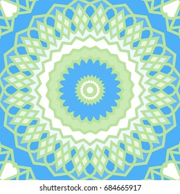 Seamless pattern in arabic style. Muslim, eastern, oriental colorful background. Vector illustration.