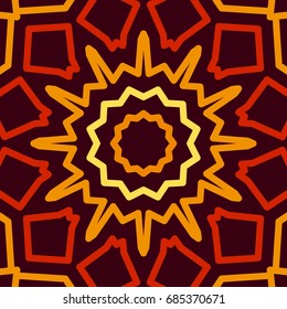 Seamless pattern in arabic style. Muslim, eastern, oriental colorful background. Vector illustration.