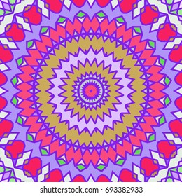 Seamless pattern in arabic style. Muslim, eastern, oriental colorful background. Vector illustration.