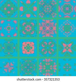 Seamless pattern from the arabic tile