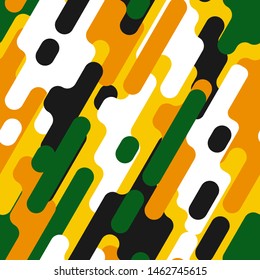 Seamless pattern army camouflage vector design