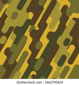 Seamless pattern army camouflage vector design