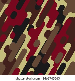 Seamless pattern army camouflage vector design