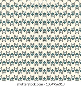 Seamless pattern with arrow fletching. Repeated chevrons wallpaper. Tribal and ethnic motif. Native americans ornamental abstract background. Boho chic digital paper, textile print. Vector art