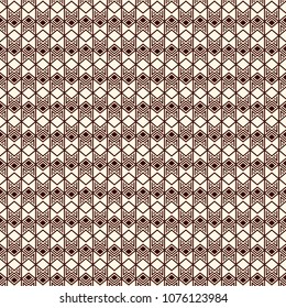 Seamless pattern with arrow fletching. Repeated chevrons wallpaper. Tribal and ethnic motif. Native americans ornamental abstract background. Boho chic digital paper, textile print. Vector art